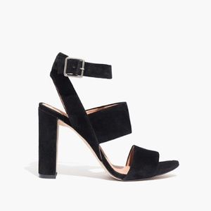 Madewell Octavia sandal in black suede